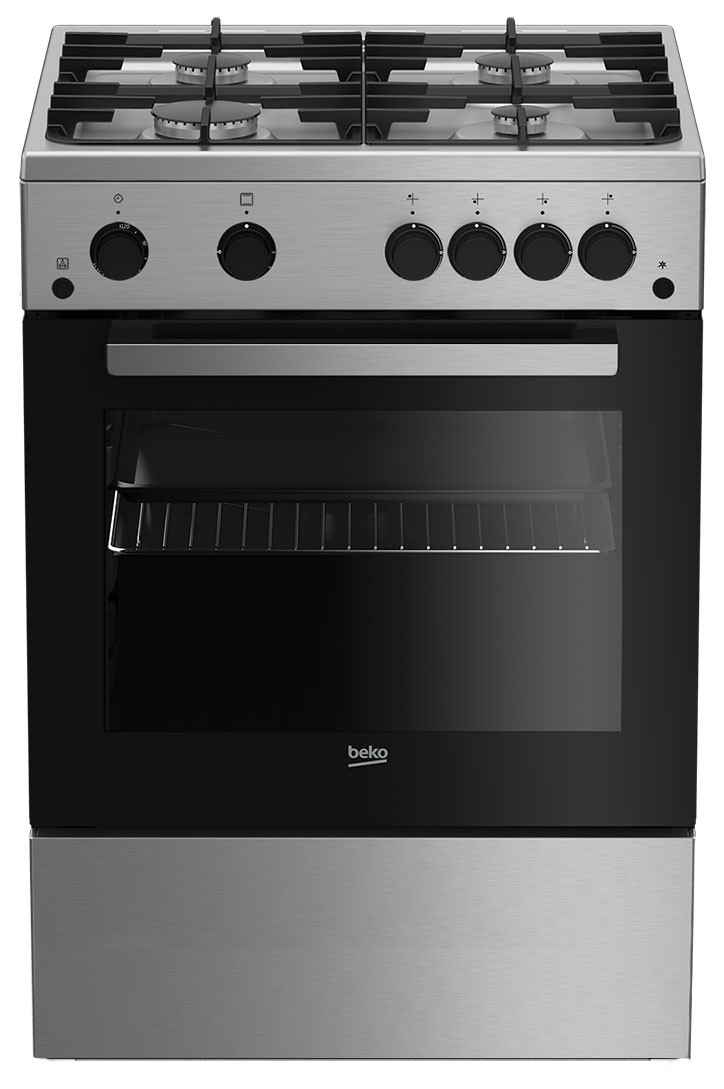 Aragaz Beko FSGT62130DXO, Gaz, 4 arzatoare, Inox