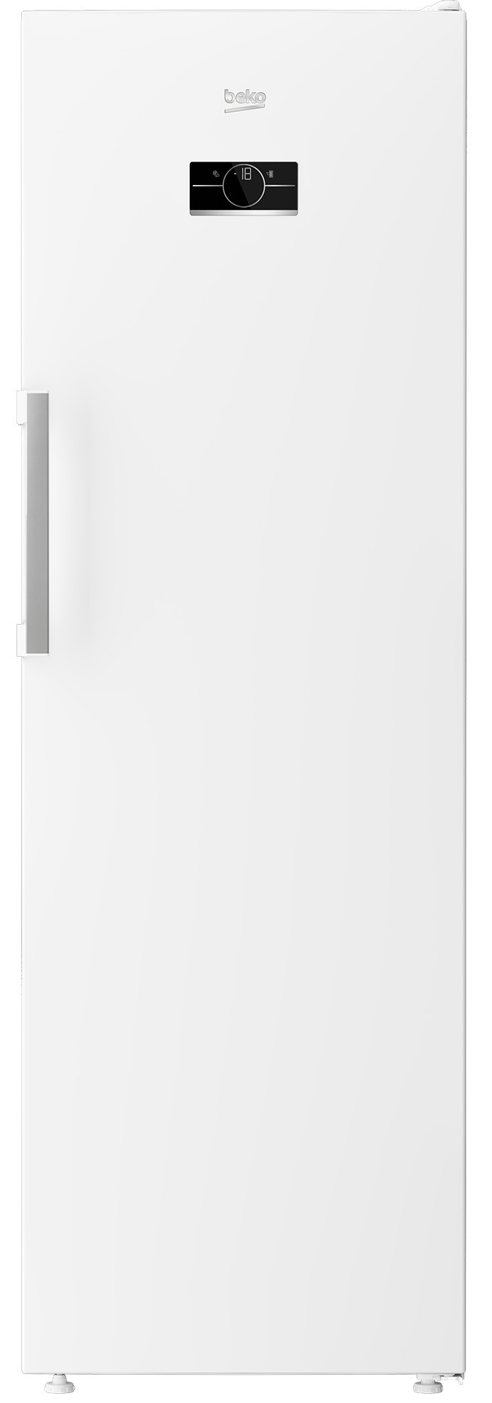Congelator vertical Beko B5RFNE314W, No Frost, 286 L, 186.5 H, Clasa energetica E, White