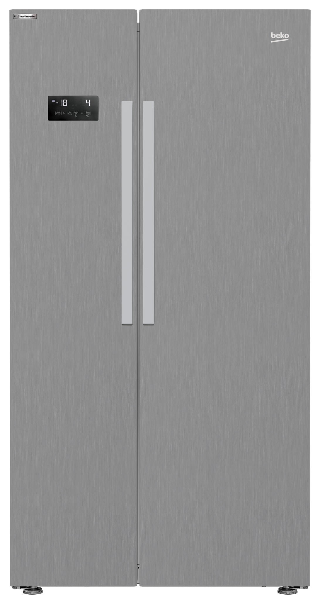 Conceit channel Mark down Frigider Side by Side Beko GNE64021XB, No Frost, 580 L, 179 H, Clasa  energetica F, Metal Look - Frigidere Side-by-Side - Aparate frigorifice