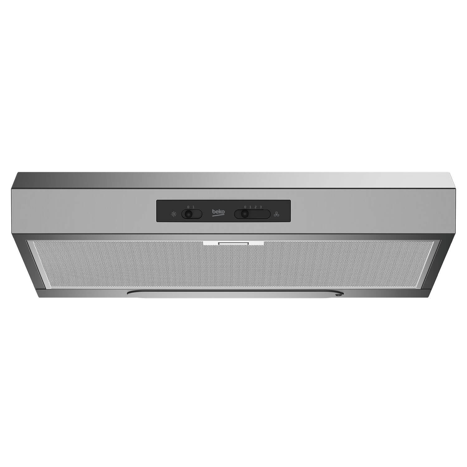 Hota Traditionala Beko HNS61210X, 118 W, Absorbtie 272 m3/h, 3 trepte, Inox