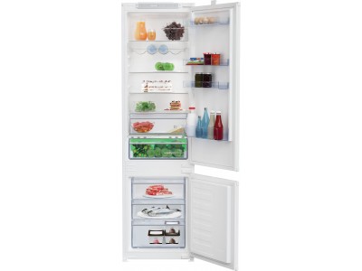 Combina frigorifica incorporabila Beko BCSA306E4ZSN, 298 L, 193.5 H, Clasa energetica E, White