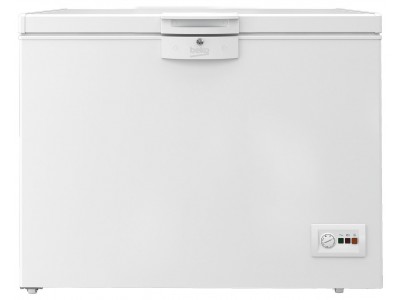 Lada frigorifica Beko HSA24540N, Static, 230 L, 86 H, Clasa energetica E, White