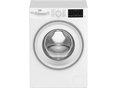 Masina de spalat rufe frontala Beko B3WFU58415, 8 kg, 1400 rpm, Clasa energetica A, White