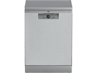 Masina de spalat vase Independenta Beko BDFN26441XC, Clasa energetica C, 14 seturi, 6 programe, Pearl Inox